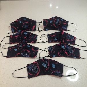 Medium Wired Tardis Doctor Who Red  Mask